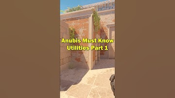 Cs2 Anubis Must Know Utilities Part 1 - #cs2 #counterstrike #csgo