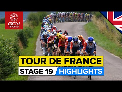 Punchy Profile Produces Fast Day Of Racing! | Tour De France 2023 Highlights - Stage 19