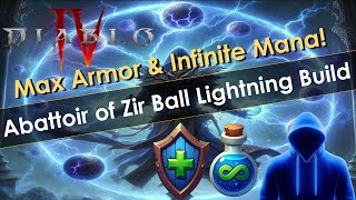 Ball Lightning Abattoir of Zir Setup - Max Armor and Infinite Mana!
