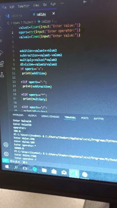 Python Program for Basic Arithmetic Operations: Addition, Subtraction ...