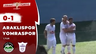 Araklıspor 0-1 Yomraspor Maç Özeti (Ziraat Türkiye Kupası 1.Tur Maçı) 06.09.2016