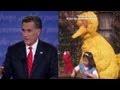 Mitt Romney plucks Big Bird