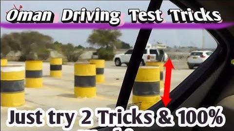 Oman Driving Drum Test Tips | Oman Driving Test | Oman Driving License | Oman Driving road test