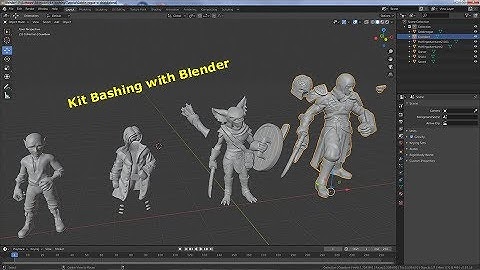 Kit Bashing Blender Tutorial 01