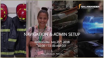 SalamanderLive:  Navigation and Setup