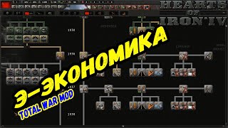 HEARTS OF IRON 4 - Обзор мода - Total War Mod - Безумная экономика!!!