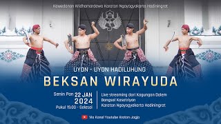 Beksan Wirayuda Uyon-Uyon Hadiluhung Rejeb Jimawal 1957 / 22 Januari 2024