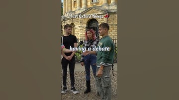 Freshers Week at Oxford Uni