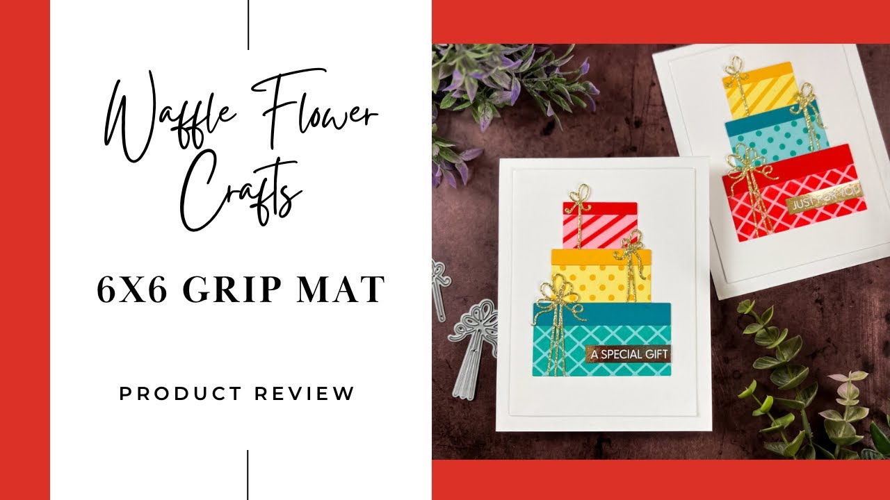 Waffle Flower Crafts > July 2023 > 6.5x8.5 Grip Mat - Waffle Flower Crafts:  A Cherry On Top