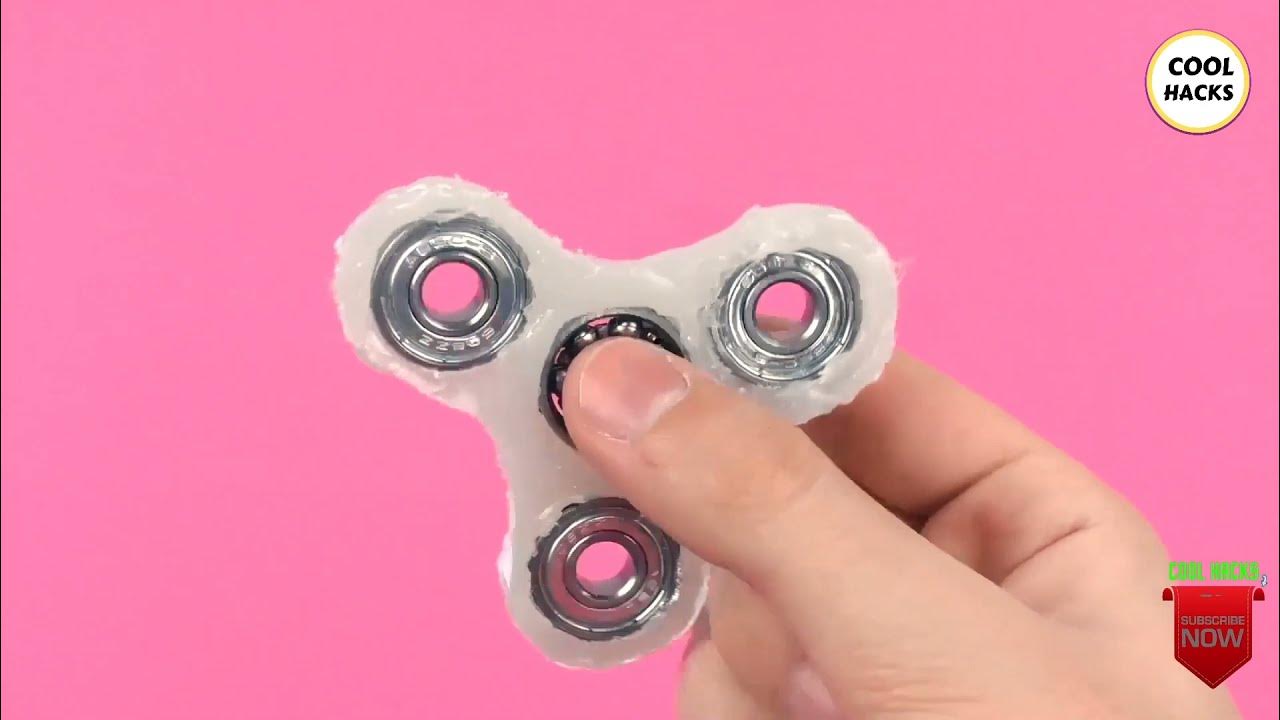 How To make fidget spinner at home YouTube