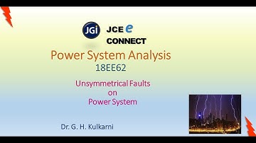 Line to ground fault on unloaded generator with fault impedance