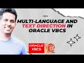 Add multi-language and text direction - Oracle VBCS