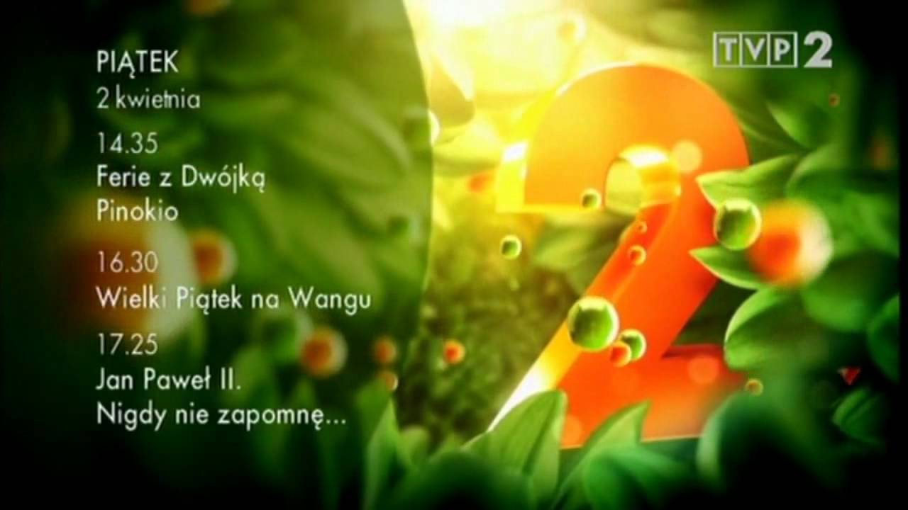 ТVР2 - program na 2.04.2010 (w wiosennej oprawie)