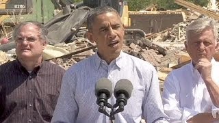 Abd Başkanı Obama Hortumun Yıktığı Bölgeyi Gezdi