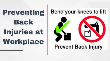 Preventing Back Injuries at Workplace