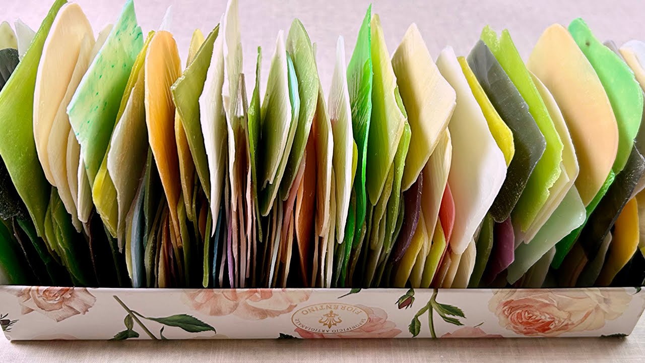 Breaking soap plates 🌺 ASMR soap * Ломаю мыльные пластинки