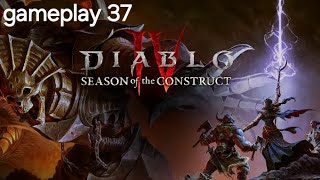 DIABLO 4 SORCERER GAMEPLAY | SEASON OF THE CONSTRUCT | GAMEPLAY PLAYSTATION 5 |EP 37 | PS5