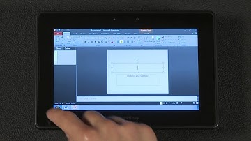 Citrix Receiver Tech Preview Demo for BlackBerry PlayBook