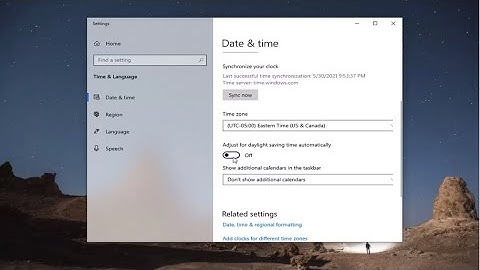 Enable or Disable Adjust for Daylight Saving Time in Windows 10  [Tutorial]