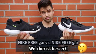 Nike Free 3.0 vs Nike Free 5.0 - Welcher schneidet besser ab?
