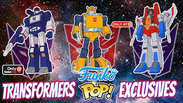 TRANSFORMERS Funko POP! Retro Toys FULL WAVE 🌊 with ALL EXCLUSIVES