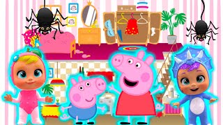 Peppa Pig en un CASA de MUÑECAS con bebes llorones by Juguetes por el Mundo 13,485 views 6 months ago 21 minutes