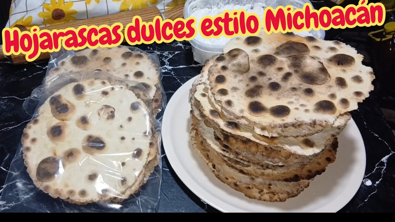 Hojarascas dulces estilo Michoacán 
