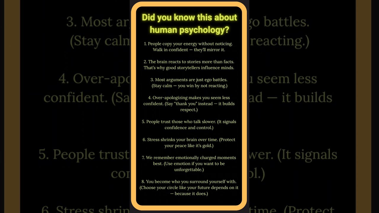  These 8 Psychology Facts Will BLOW Your MIND Think You Know How The Human Mind