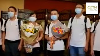 Des professionnels de santé de la partie continentale de la Chine arrivent à Hong Kong