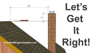 How To Calculate Fireplace Chimney Height Above Roof - Building Code Tips