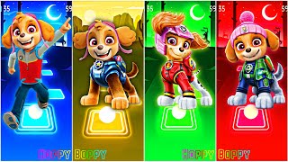 PAW Patrol Team: Chase 🆚 Skye 🆚 Marshall 🆚 Rubble 🆚 Zuma 🆚 Ryder 🆚 Everest 🎶 Tiles Hop EDM Rush