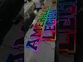Glow to attract, business acts intact. #signagedesign #signs business#led