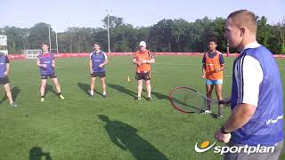 Rugby Passing Drills - Catching Tennis Circle screenshot 5