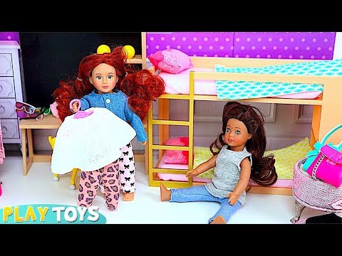 Baby Doll New Dollhouse With Miniature Furniture! Play Toys DIY