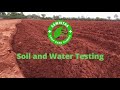 Soil and water testing  samhitha crop care clinics