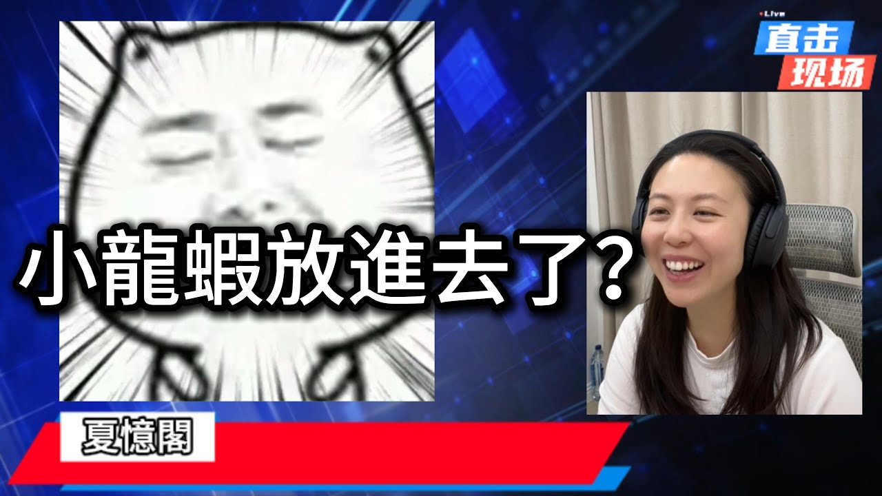 小龍蝦放進去了｜爆笑視頻評論｜夏憶閣