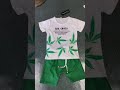 New Summer Baby Boy Clothes Children Girls Print Letter T Shirt Shorts 2Pcs/sets Toddler Fashion