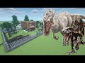 How To Make an Indoraptor and Indominus Rex Farm in Minecraft PE