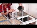 How To Building Ceiling Beautiful - Use Sand And Cement On Concrete Ceiling - DIY Mini House #4