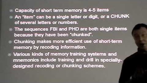 Learning and Memory