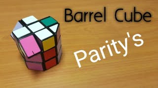 Barrel Cube Parity Solution, Rubik's Cube Shape Mod.