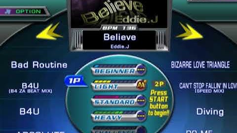 DDR Extreme (USA)-Believe