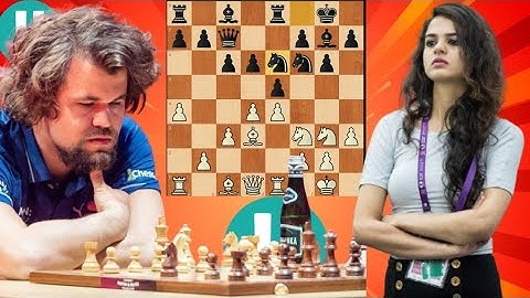 Abnormal chess game 23, Magnus Carlsen vs Tania Sachdev