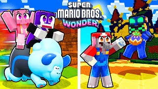 Wonder BOWSER JR Battle! [WORLD 1 FINALE]! | Minecraft Super Mario Wonder  [4]