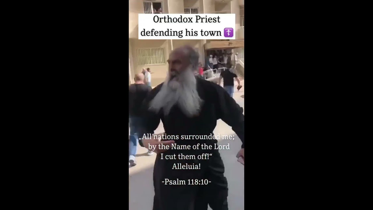 Orthodox Christian Priest Against Radical Islamist Militias 