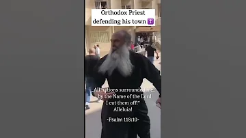 Orthodox Christian Priest Against Radical Islamist Militias 