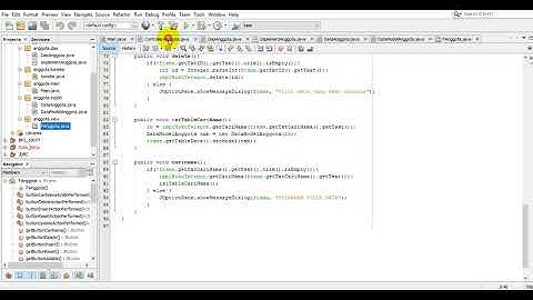 Demo Data Access Object dan MVC NetBeans Java