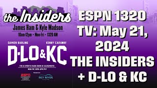 ECF Game One Tonight, This Kings Season A Turning Point - May 21: The Insiders + D-Lo & KC