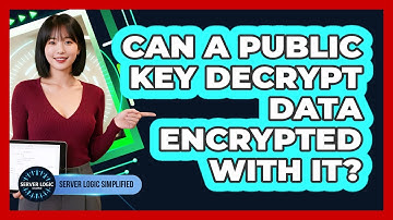 Can A Public Key Decrypt Data Encrypted With It?