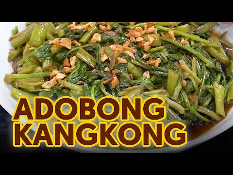 Adobong Kangkong (water spinach recipe)